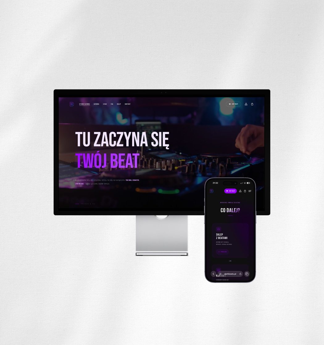 DarkBeats — Sklep internetowy i platforma sprzedaży licencji audio WordPress